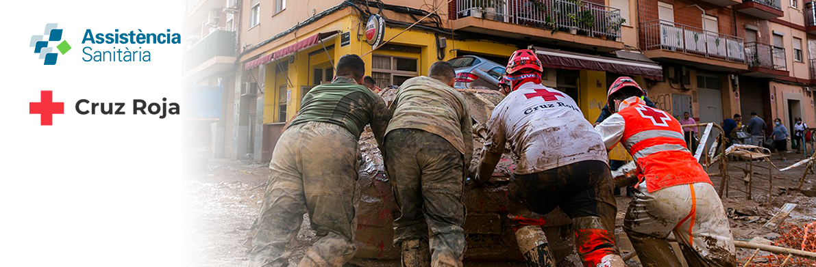 Cruz Roja Assistència Sanitària DANA Valencia