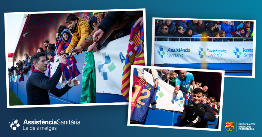 entrenamiento puertas abiertas FCB 2024