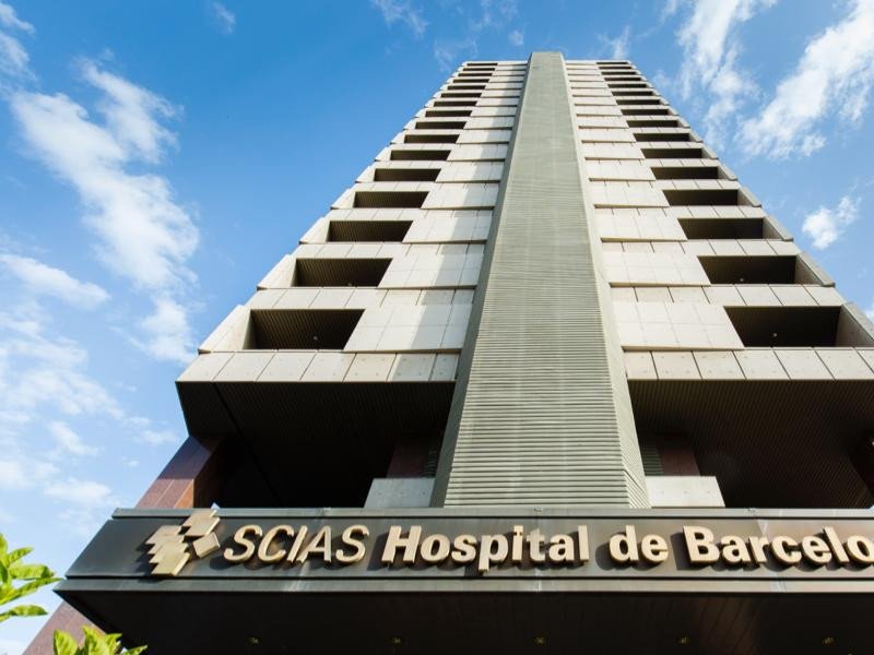 Fachada edificio SCIAS Hospital de Barcelona